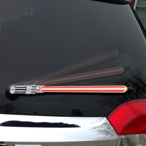 ORIGINAL  Reflective Saber WiperTags for Rear Wipers (DarkForce Red)